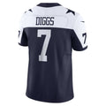 D.Cowboys #7 Trevon Diggs Navy Vapor F.U.S.E. Limited Stitched Football American Jersey