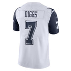 D.Cowboys #7 Trevon Diggs White Limited Vapor Stitched Football American Jersey