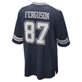 D.Cowboys #87 Jake Ferguson Navy Team Game Stitched Football American Jersey