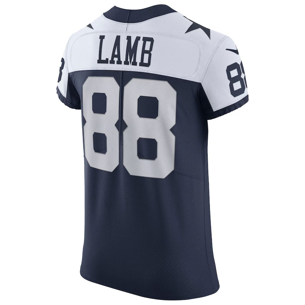 D.Cowboys #88 CeeDee Lamb Navy Alternate Vapor Elite Stitched Football American Jersey
