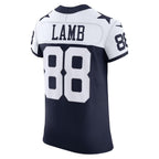 D.Cowboys #88 CeeDee Lamb Navy Alternate Vapor F.U.S.E. Elite Stitched Football American Jersey