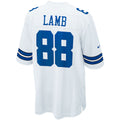 D.Cowboys #88 CeeDee Lamb White Game Team Stitched Football American Jersey