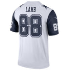 D.Cowboys #88 CeeDee Lamb White Legend Player Performance Top Stitched Football American Jersey
