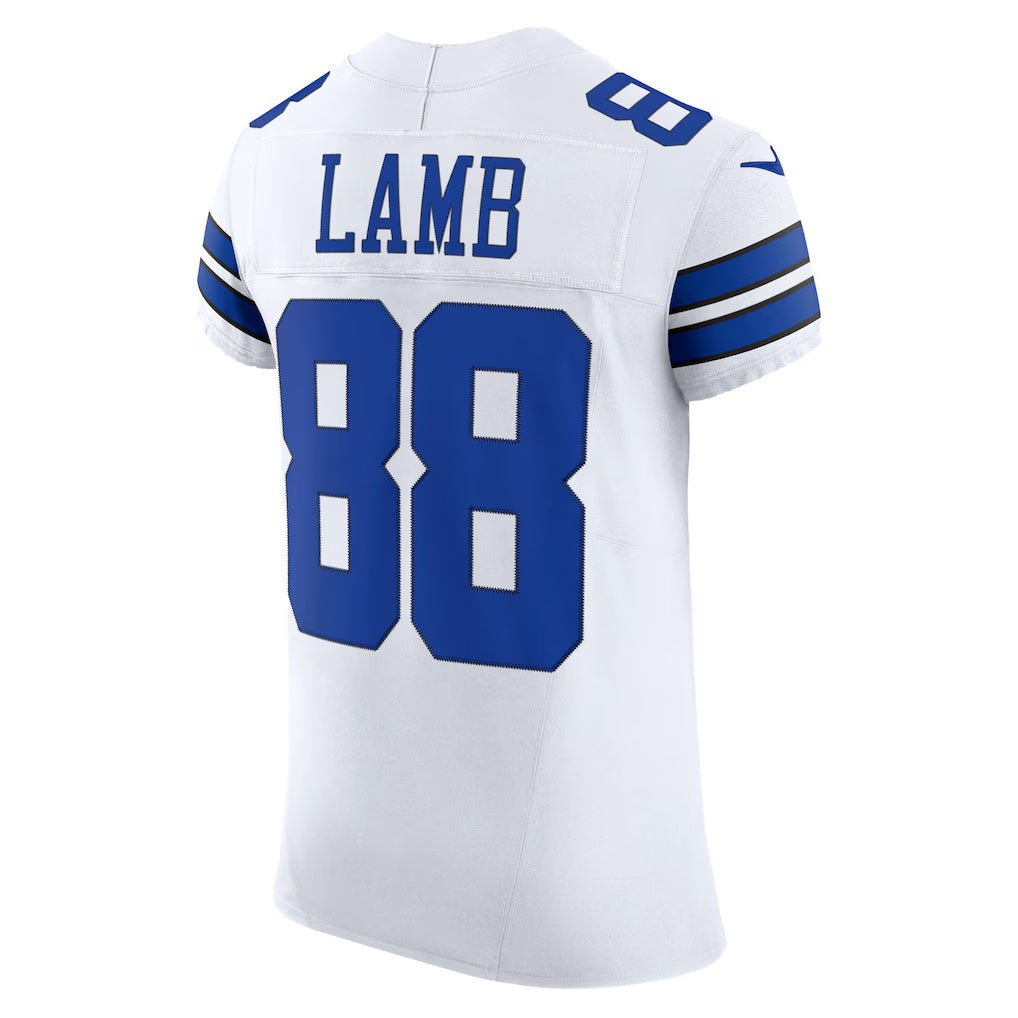 D.Cowboys #88 CeeDee Lamb White Vapor F.U.S.E. Elite Stitched Football American Jersey
