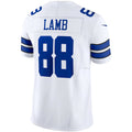 D.Cowboys #88 CeeDee Lamb White Vapor F.U.S.E. Limited Stitched Football American Jersey