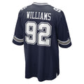 D.Cowboys #92 Quinnen Williams Navy Team Game Stitched Football American Jersey