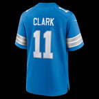 D.Lions #11 Damone Clark Blue Team Game Stitched Football American Jersey