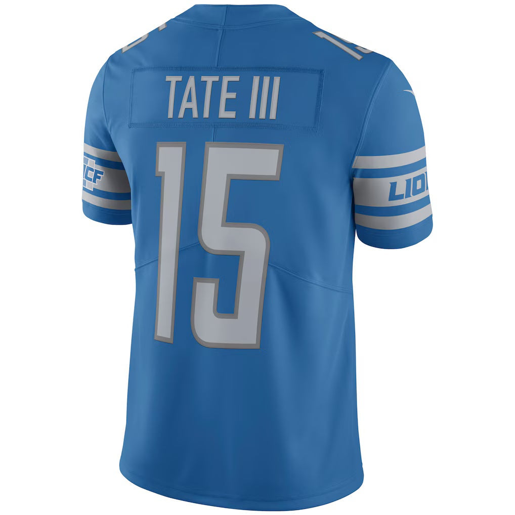 D.Lions #15 Golden Tate Blue Vapor Untouchable Limited Player Stitched Football American Jersey
