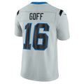 D.Lions #16 Jared Goff Silver 2026 Rivalries Collection Limited Football Stitched Jersey