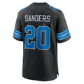 D.Lions #20 Barry Sanders Black 2nd Alternate Retired Player Game Stitched Football American Jersey