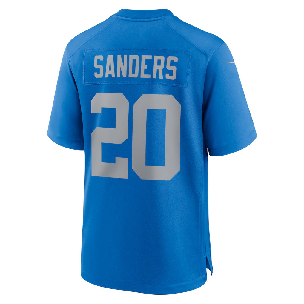 D.Lions #20 Barry Sanders Blue Alternate Game Stitched Football American Jersey