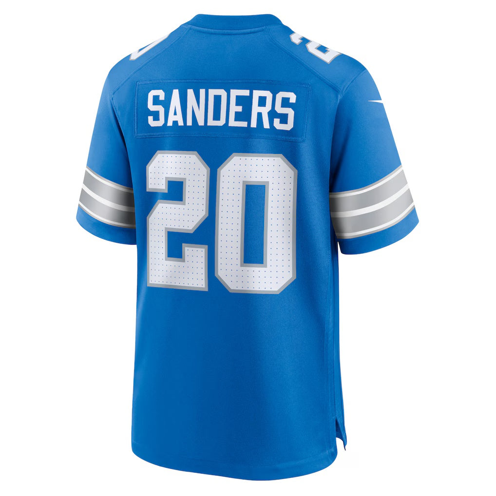 D.Lions #20 Barry Sanders Blue Retired Player Game Stitched Football American Jersey