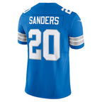 D.Lions #20 Barry Sanders Blue Vapor F.U.S.E. Limited Stitched Football American Jersey