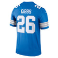D.Lions #26 Jahmyr Gibbs Blue Legend Player Performance Top Stitched Football American Jersey