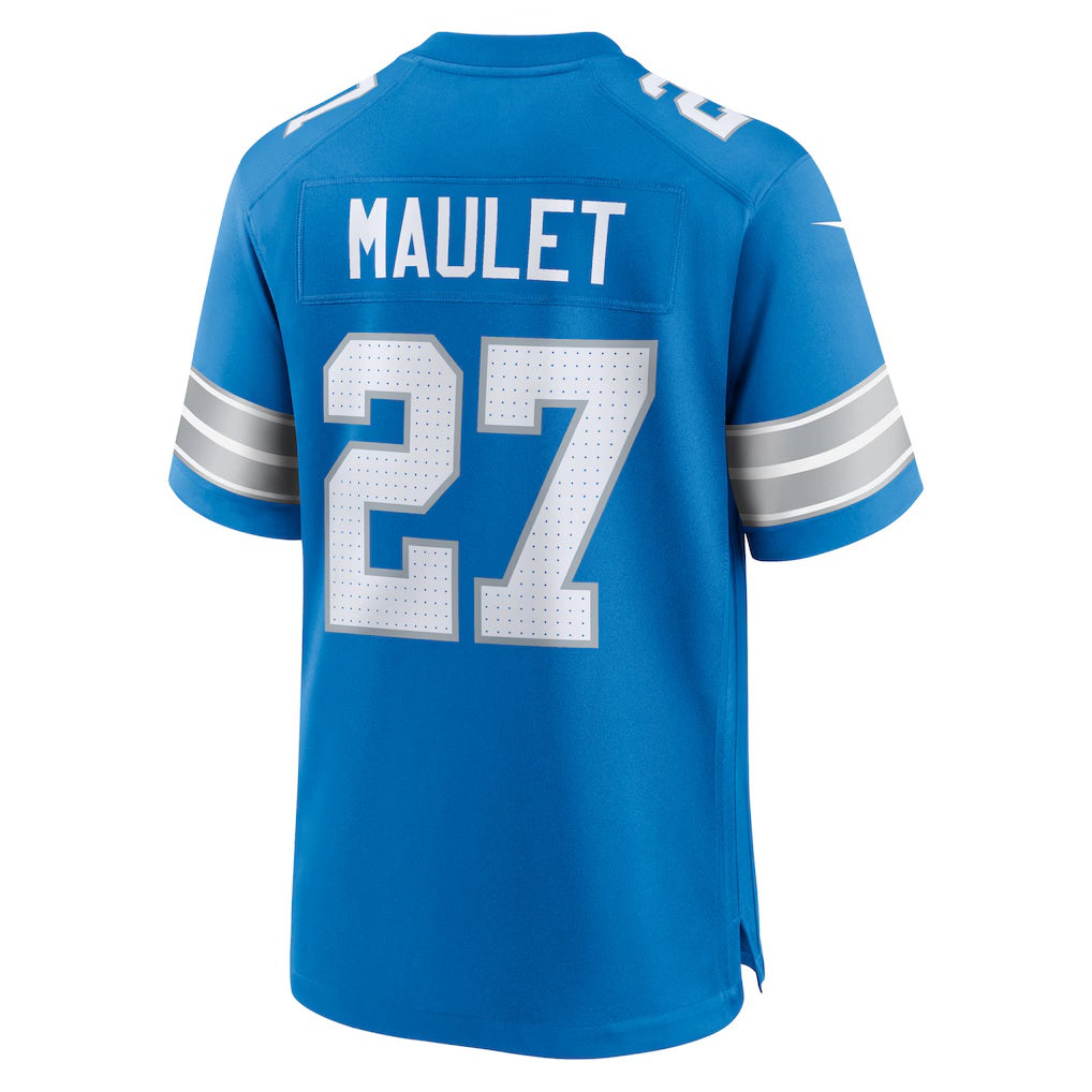 D.Lions #27 Arthur Maulet Blue Team Game Stitched Football American Jersey