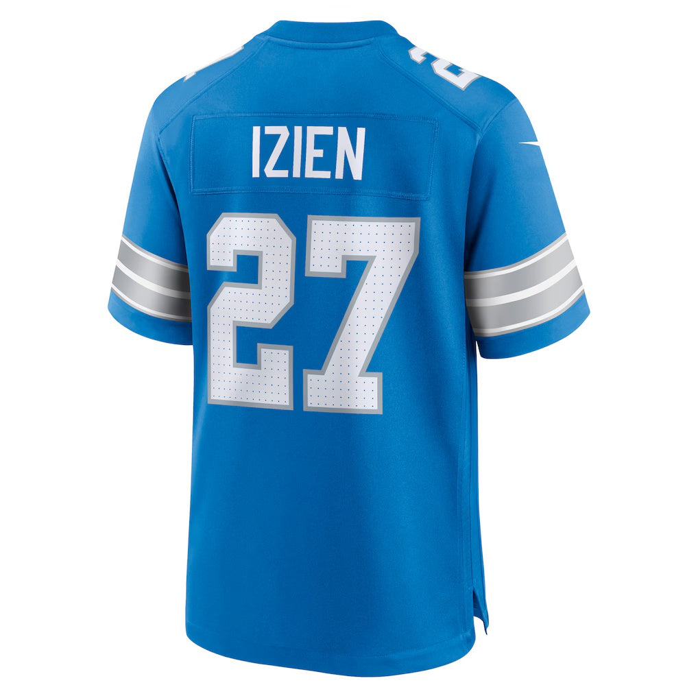 D.Lions #27 Christian Izien Blue Team Game Jersey