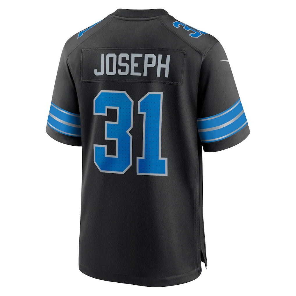 D.Lions #31 Kerby Joseph Black Alternate Game Stitched Football American Jersey