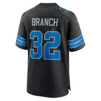D.Lions #32 Brian Branch Black Alternate Game Stitched Football American Jersey