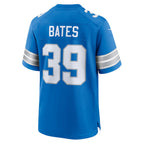 D.Lions #39 Jake Bates Blue Team Game Stitched Football American Jersey