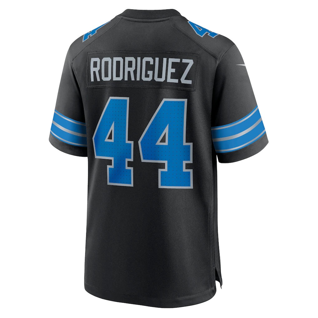 D.Lions #44 Malcolm Rodriguez Black 2nd Alternate Game Stitched Football American Jersey
