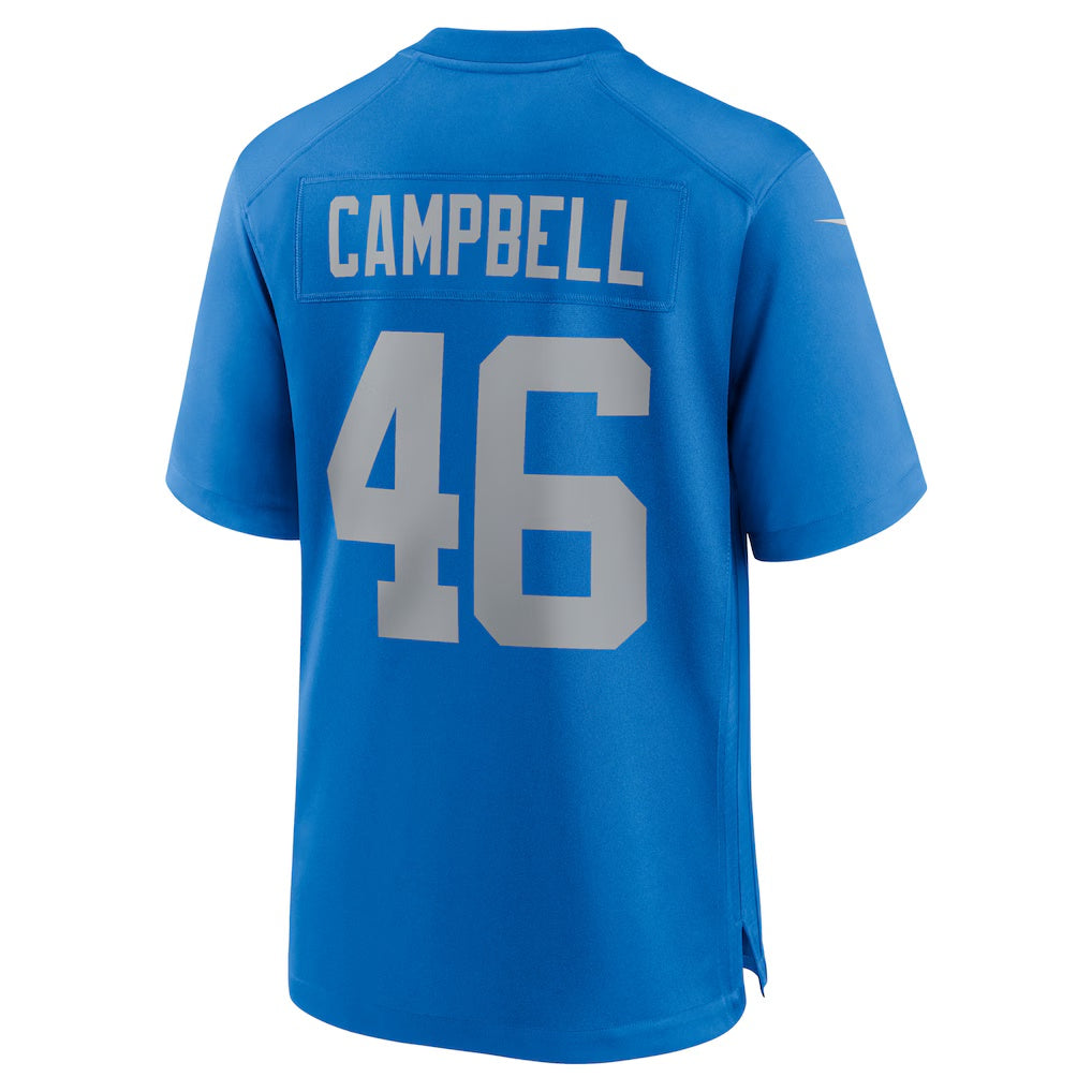 D.Lions #46 Jack Campbell Blue Alternate Game Stitched Football American Jersey