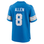 D.Lions #8 Kyle Allen Blue Team Game Stitched Football American Jersey