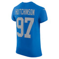 D.Lions #97 Aidan Hutchinson Blue Alternate Vapor F.U.S.E. Elite Game Stitched Football American Jersey