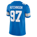 D.Lions #97 Aidan Hutchinson Blue Team Vapor F.U.S.E. Limited Stitched Football American Jersey