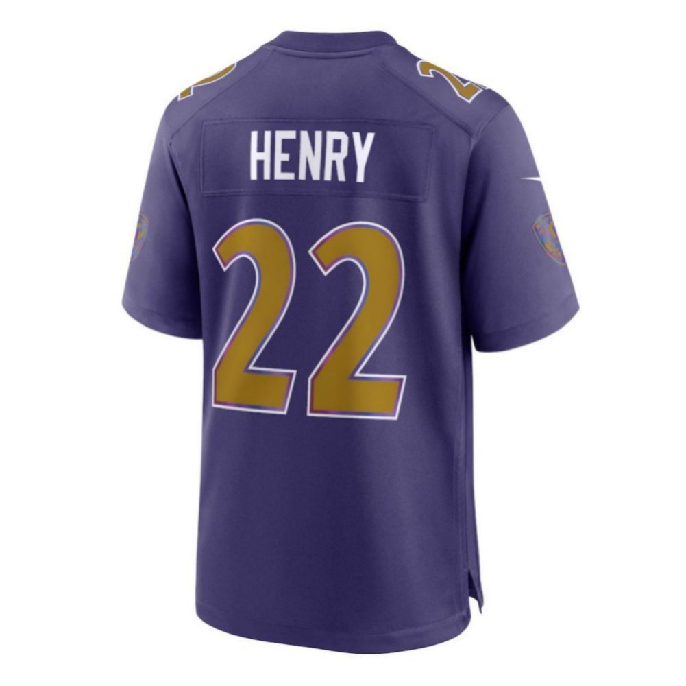 Derrick Henry Ravens #22 Purple Alternate Game Stitched Football Jersey