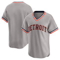 Detroit Tigers Gray Throwback Cooperstown Collection Limited Baseball Jersey
