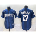 Detroit Tigers #13 Dillon Dingler 2024 Navy City Connect Cool Base Limited Stitched Baseball Jersey