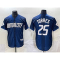 Detroit Tigers #25 Gleyber Torres Navy City Connect Cool Base Limited Stitched Baseball Jersey