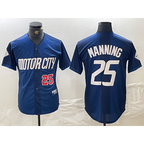 Detroit Tigers #25 Matt Manning Number 2024 Navy City Connect Cool Base Limited Stitched Baseball Jersey