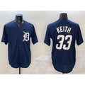 Detroit Tigers #33 Colt Keith Navy Cool Base Stitched Baseball Jersey