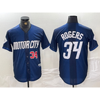 Detroit Tigers #34 Jake Rogers 2024 Navy City Connect Cool Base Limited Stitched Baseball Jersey