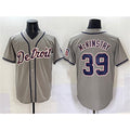 Detroit Tigers #39 Zach McKinstry Gray Cool Base Stitched Baseball Jersey