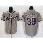 Detroit Tigers #39 Zach McKinstry Gray Cool Base Stitched Baseball Jersey