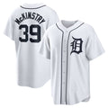 Detroit Tigers #39 Zach McKinstry White Home Replica Baseball Jersey
