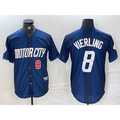 Detroit Tigers #8 Matt Vierling Number Navy 2024 City Connect Cool Base Limited Stitched Baseball Jersey