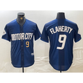 Detroit Tigers #9 Jack Flaherty Number 2024 Navy City Connect Cool Base Limited Stitched Baseball Jersey