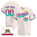 Dodgers 2024 Los Angeles City Style Vapor Premier Limited Custom Jersey ¨C Cream Baseball Jersey