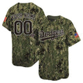 Dodgers USMC Alternate Vapor Premier Limited Custom Jersey ¨C All Stitched-Woodland Baseball Jersey