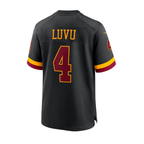 Frankie Luvu Commanders #4 Black Game Stitched Football Jersey