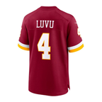 Frankie Luvu Commanders #4 Burgundy Game Stitched Football Jersey