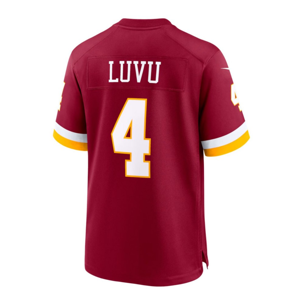 Frankie Luvu Commanders #4 Burgundy Game Stitched Football Jersey