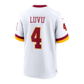 Frankie Luvu Commanders #4 White Game Stitched Football Jersey
