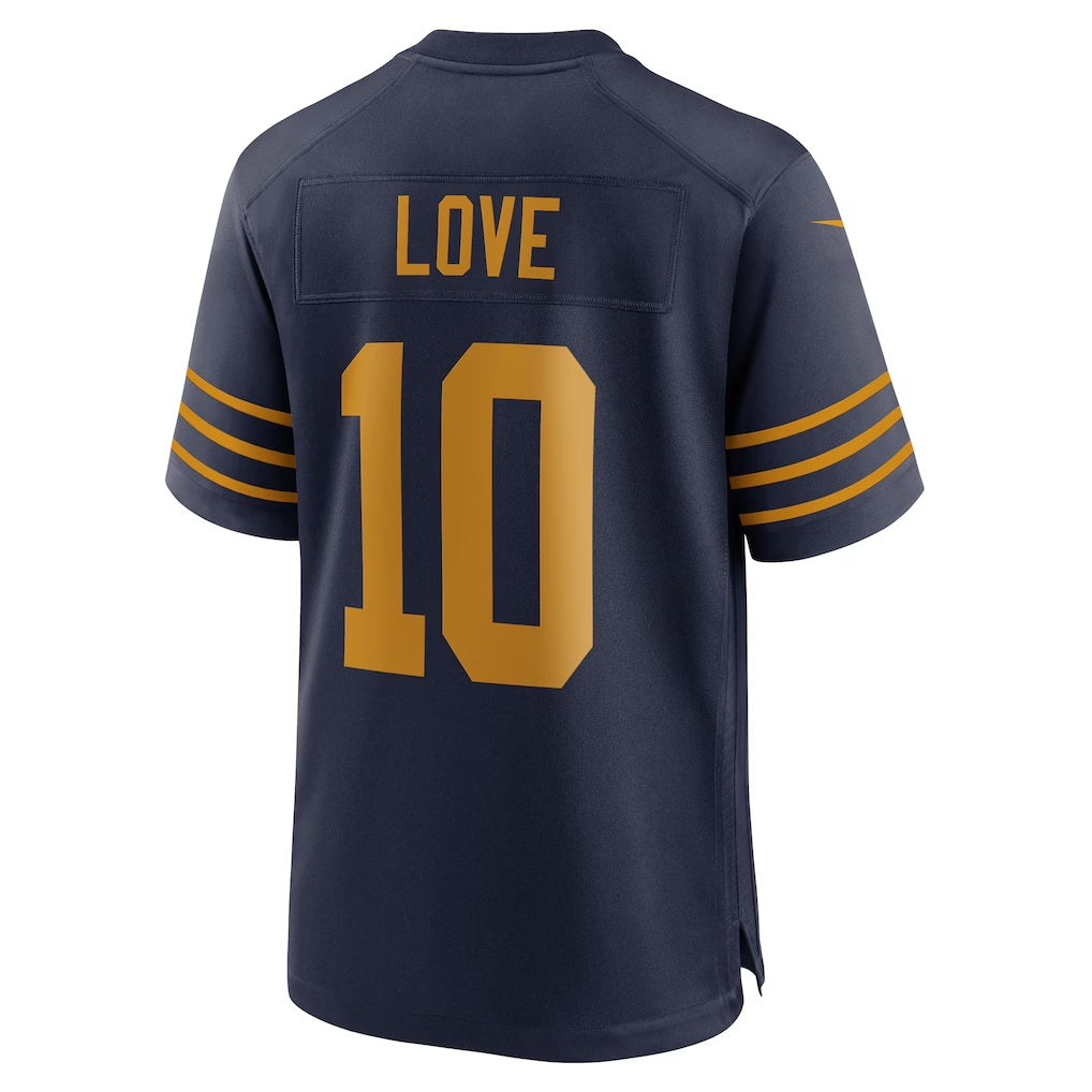 GB.Packers #10 Jordan Love Navy The 1923 Classic Game Stitched Football American Jersey