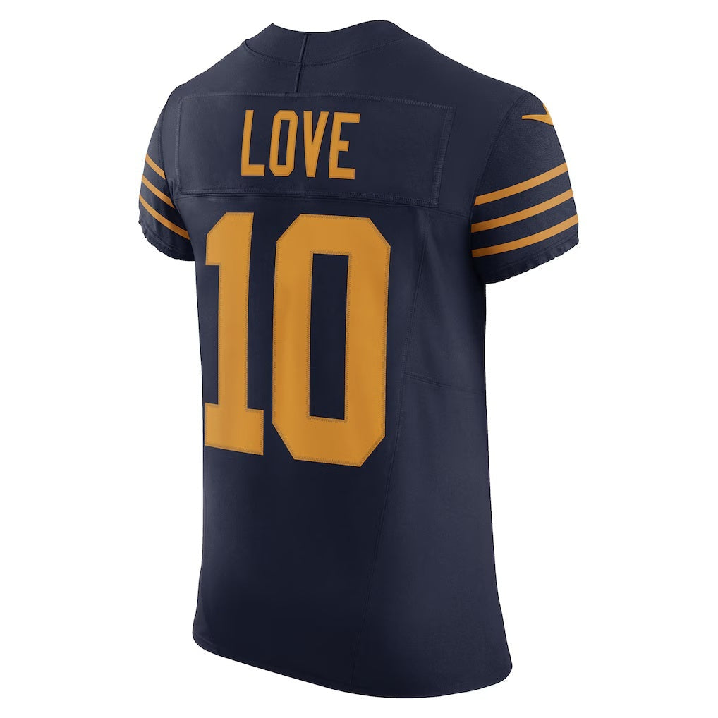 GB.Packers #10 Jordan Love Navy The 1923 Classic Vapor F.U.S.E. Elite Stitched Football American Jersey