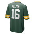 GB.Packers #16 Bo Melton Green Team Game Stitched Football American Jersey