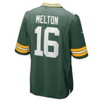 GB.Packers #16 Bo Melton Green Team Game Stitched Football American Jersey